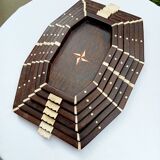 Ensemble de  6 plateaux empilables en wenge