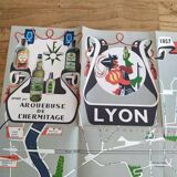 Plan de la ville de Lyon