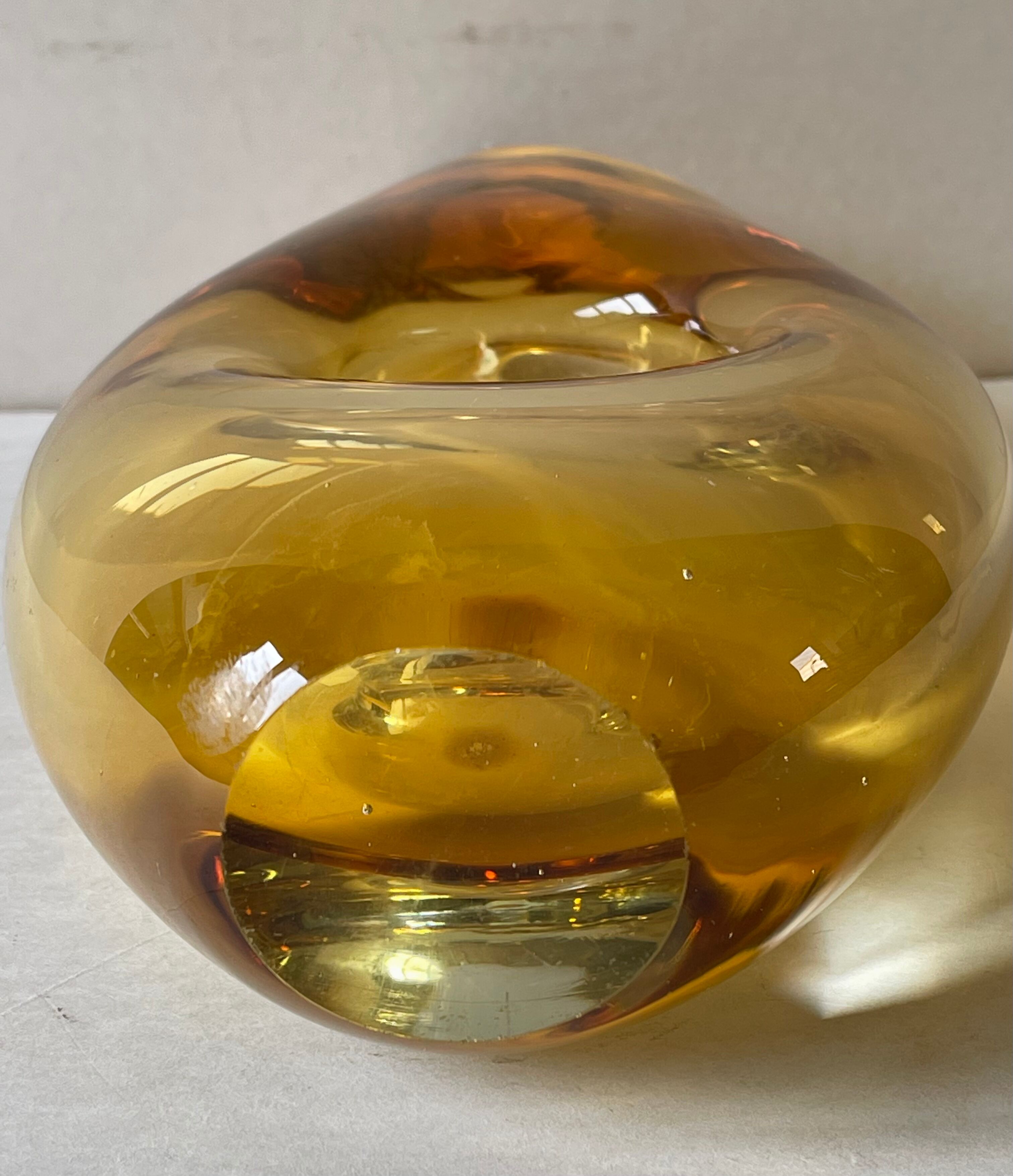 Vintage sommerso murano vase