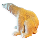 Polar bear sculpture