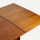 Extendable dining table in Scandinavian teak - 1960s