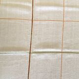 Hand-embroidered Basque tablecloth - 130x90 - Hemp