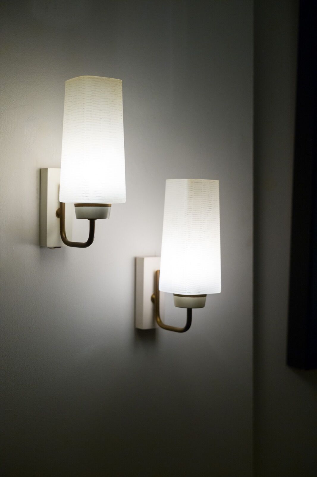 Pair of wall lamps circa 1960