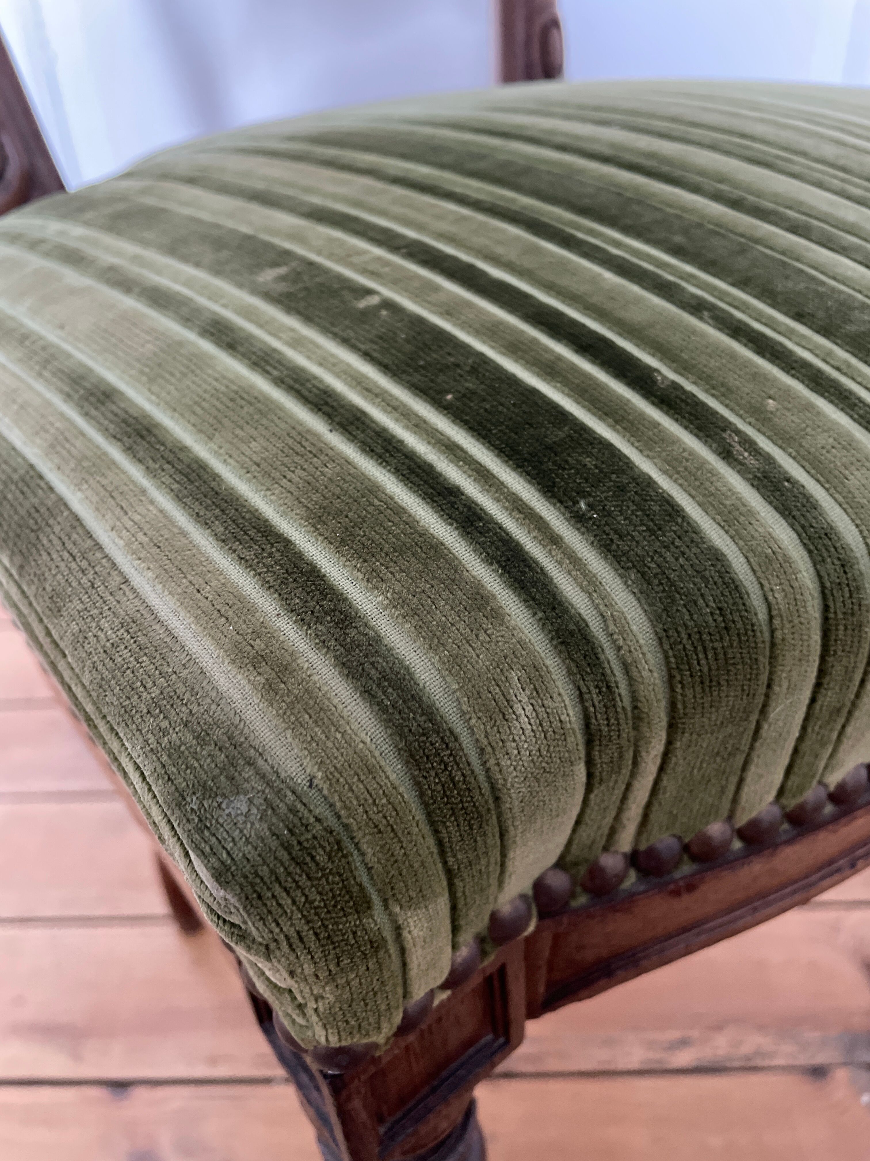 Series of 3 antique chairs Napoleon III