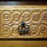 Large Queyras pine dresser, Hautes Alpes