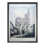 Printed in 1906, Sens Cathedral