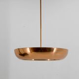 Bauhaus / Functionalist Copper Chandelier UFO, 1930s