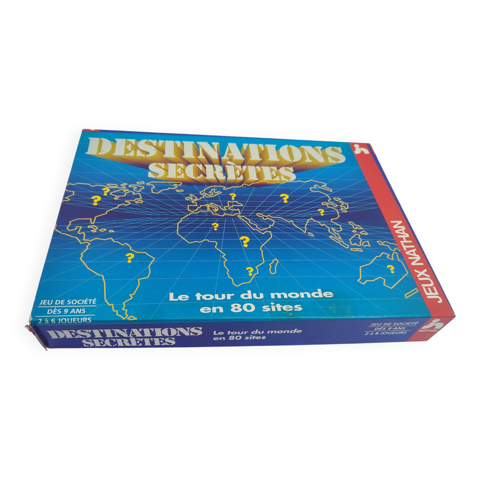 Vintage board game Secret Destinations Nathan Complete 1986
