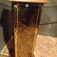 Console vintage verre et miroir année 70