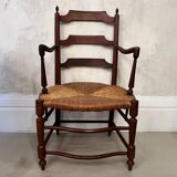 Provençal straw armchair from the 18th century