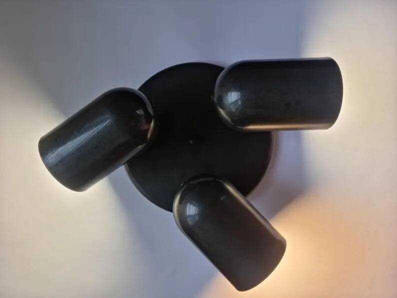 Lampe murale ou de plafond ajustable de style mid-century Space Age, plafonnier, Allemagne, 1970