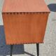 Vinyl storage cabinet double sliding door