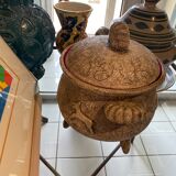 Ceramic tureen signed Triay Vallauris