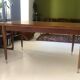 Mid-century Scandinavian dining table (with integrated extensions)