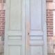 Set of 2 molded old communication doors