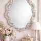 Rococo mirror in floral and gilded Saxon porcelain – Louis XV style