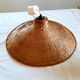 Vintage wicker pendant lamp
