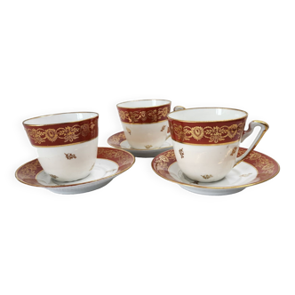 Limoges fine porcelain cups