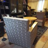 Cubist Art Deco armchair