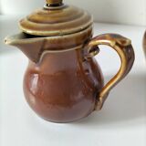 Set of three stoneware jugs from Vendeuvre Pottery – bistro charm