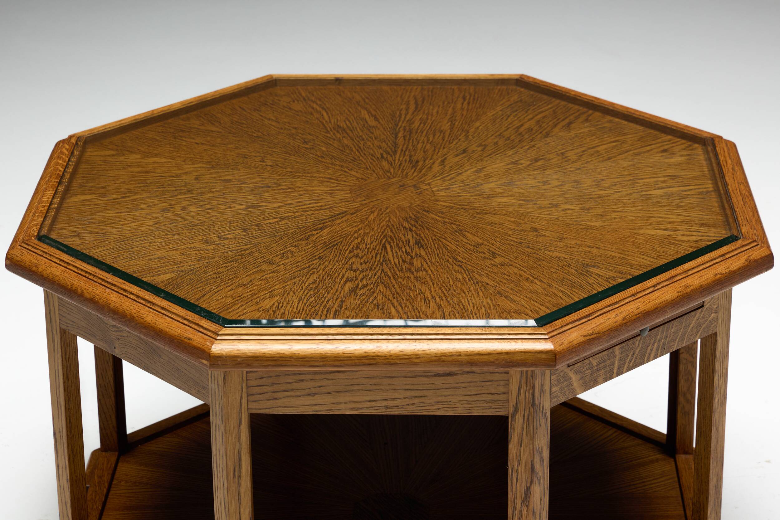 Octagonal Art Deco coffee table, France, 1930s
