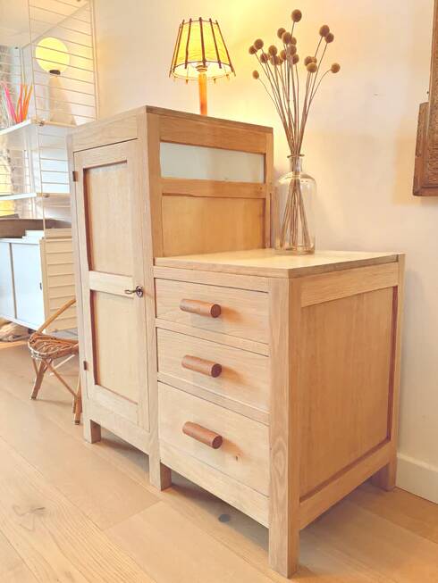 Small asymmetrical wardrobe "Clémentine"