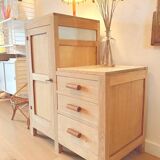 Small asymmetrical wardrobe "Clémentine"