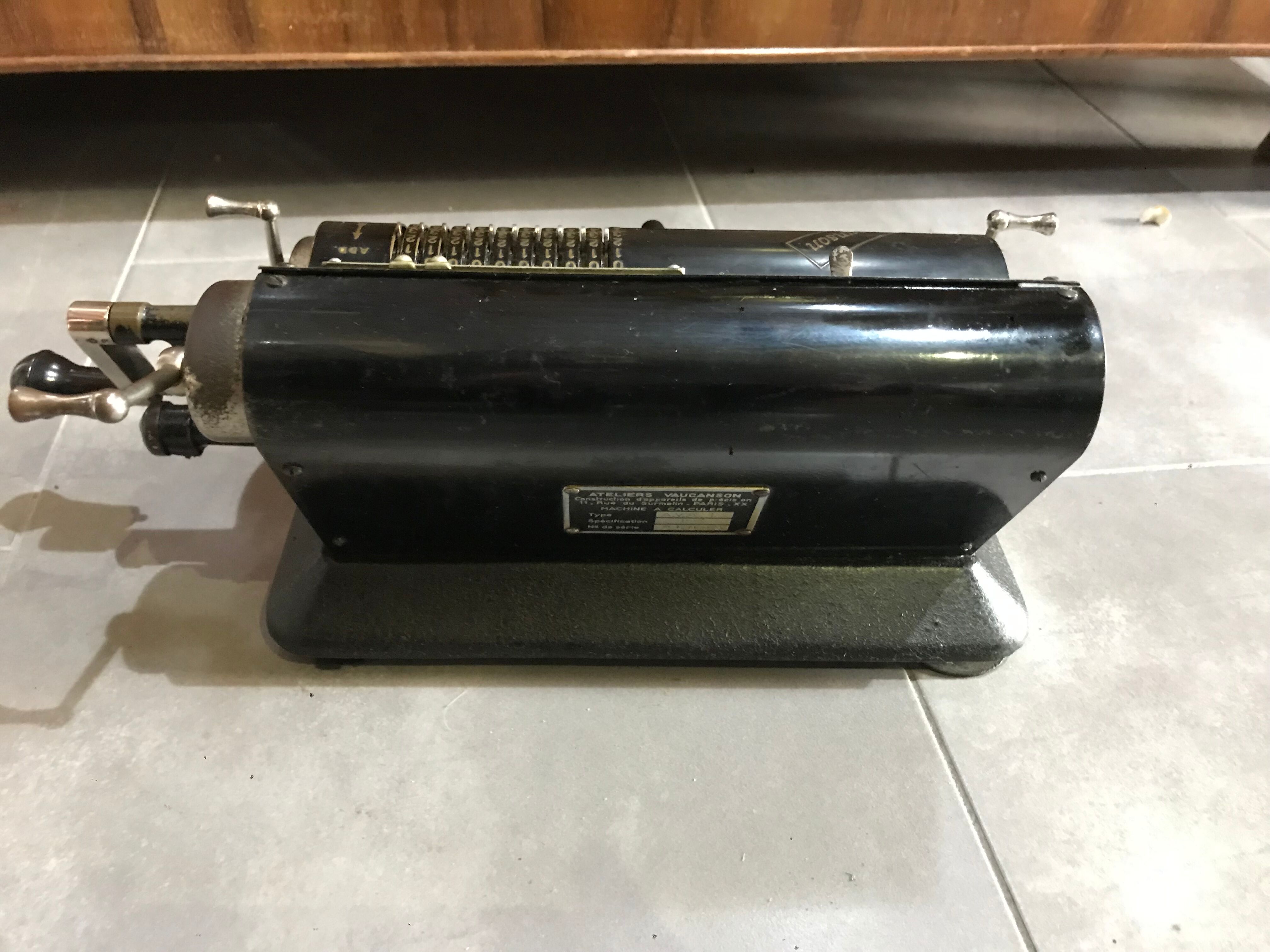 Former Vaucanson calculator