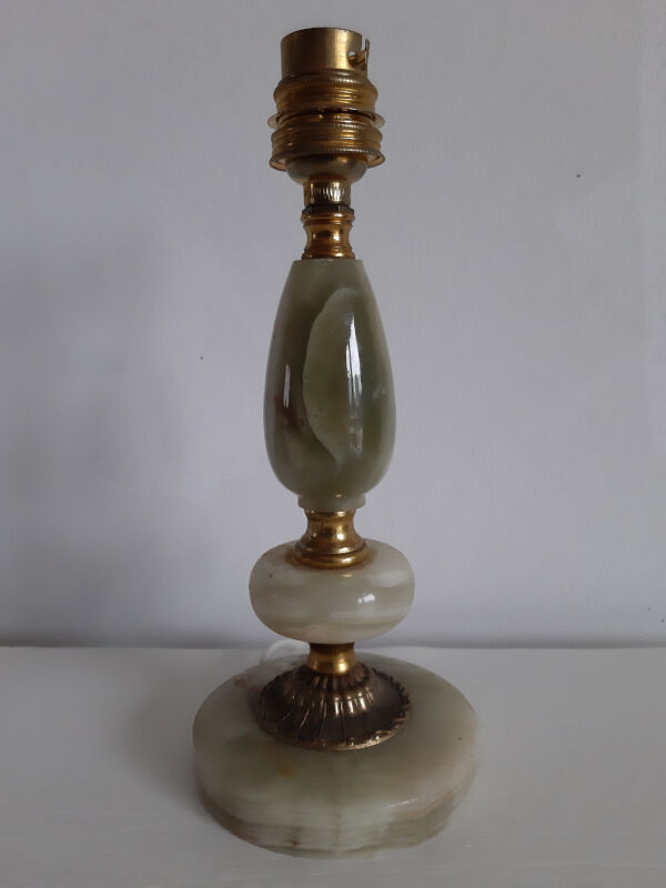Onyx marble lamp foot 1960
