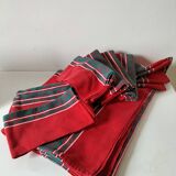 Vintage Basque tablecloth and 12 napkins