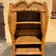 Étagère en bambou exotique – Style tropical / tiki – Très décorative