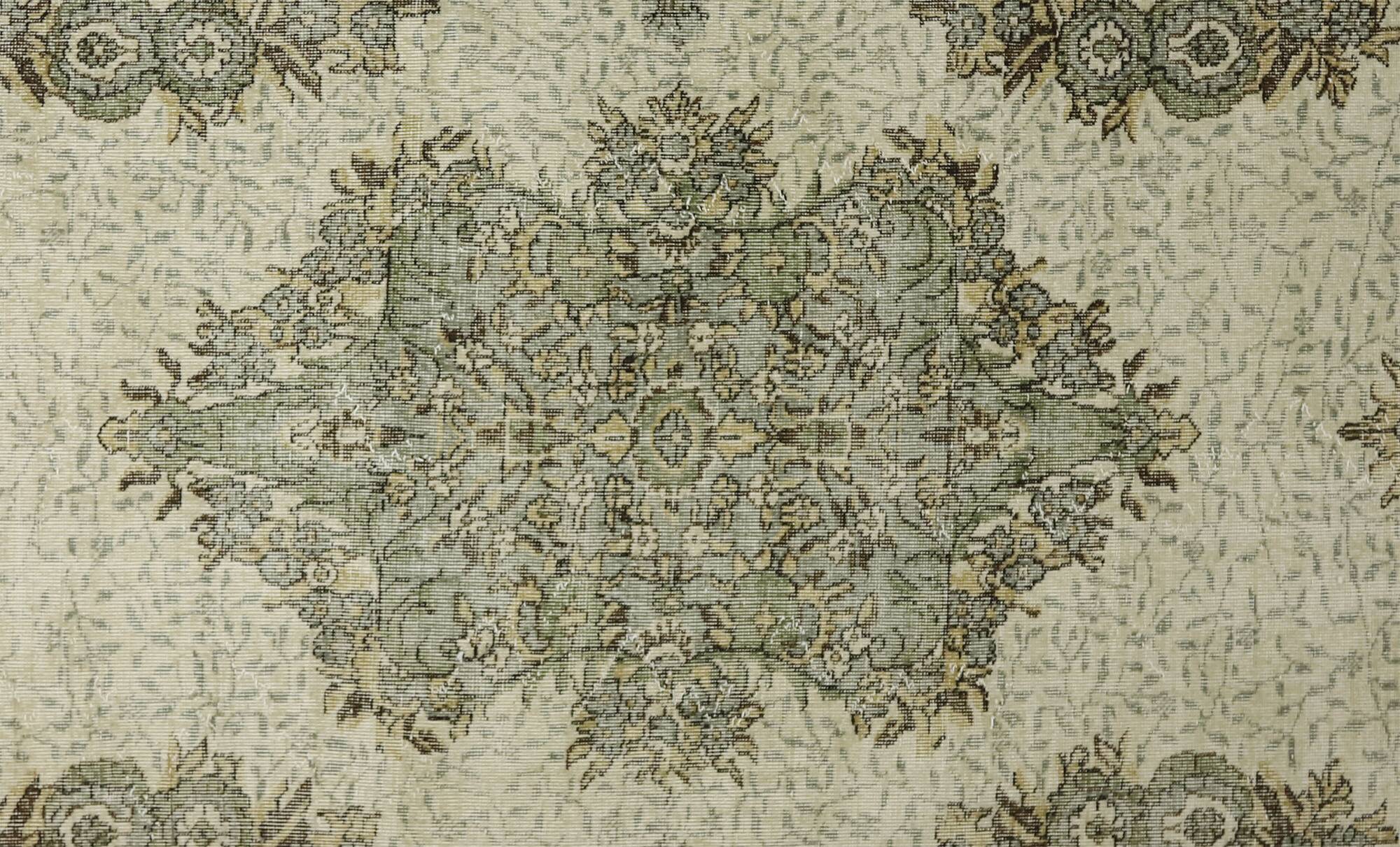 Grand Tapis Oushak Vintage à Motifs Orientaux – Laine 100 % – 311 × 200 cm