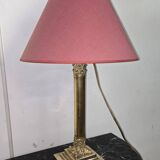 Empire-style lamp in gilded bronze