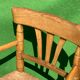 Pair german bobbin turned side chairs with rush seat