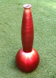 1970s Vase / Soliflore (large model) Ball shape with slender neck Painted glass with...
