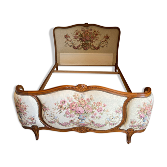 Cadre de lit corbeille Louis XV