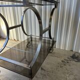 70s metal serving trolley