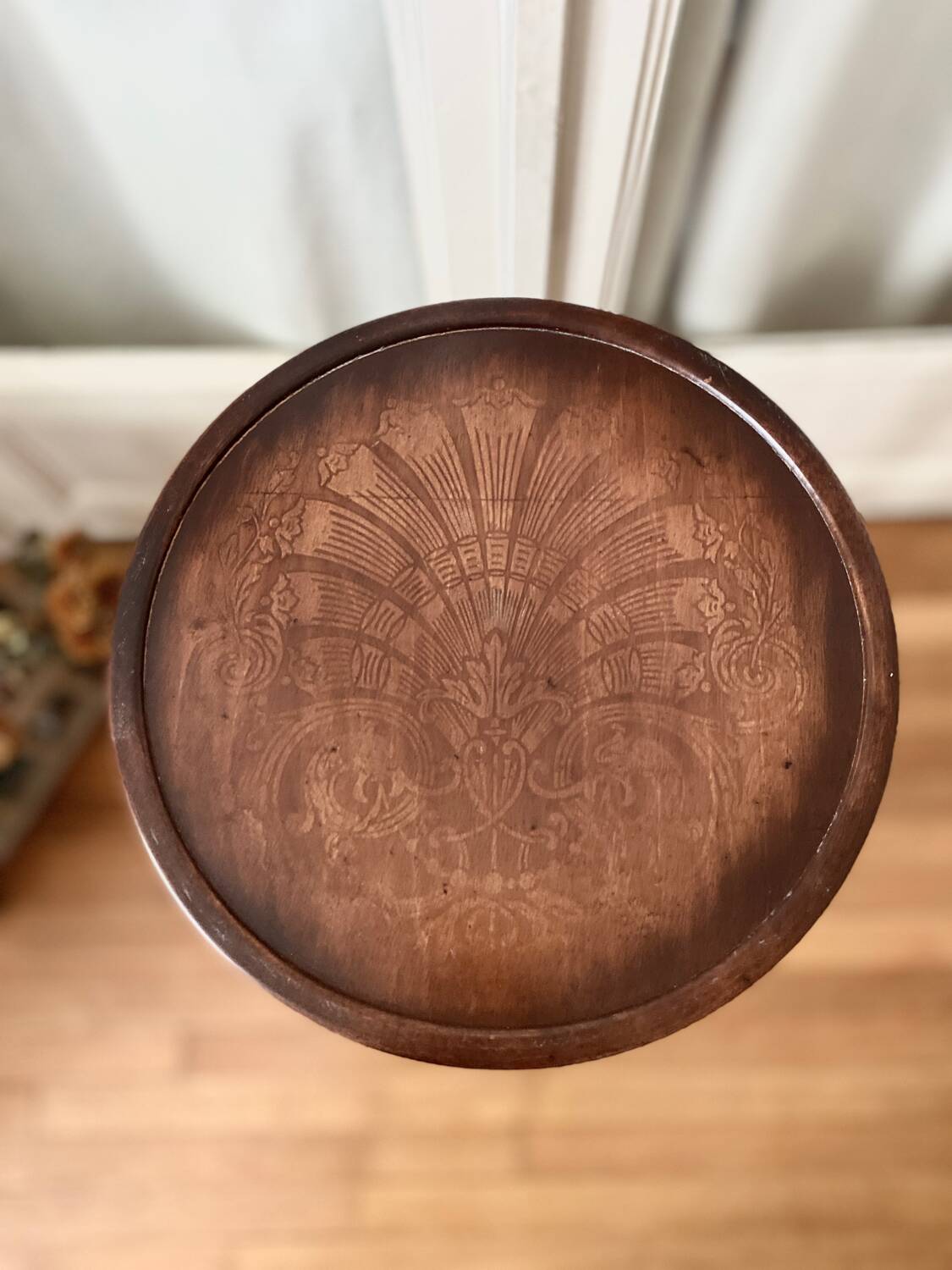 Bentwood high bar stool