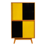 Meuble de rangement jaune et noir