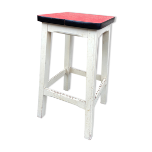 Tabouret vintage bois & formica