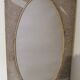 Miroir rotin années 60 57x28cm