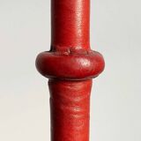 Mid-century leather floor lamp by Jacques Adnet for Valenti, Spain, 1960s.