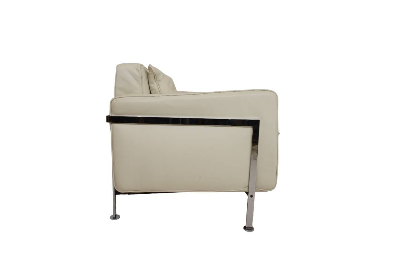 Fauteuil en cuir Robert Haussmann RH 302 pour De Sede/Hans Kaufeld