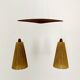 Teakwood and Sisal Pendant Lamp by Temde