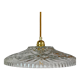 Suspension abat-jour vintage en verre