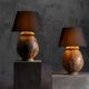 Handcrafted ceramic table lamps, France, 20th century