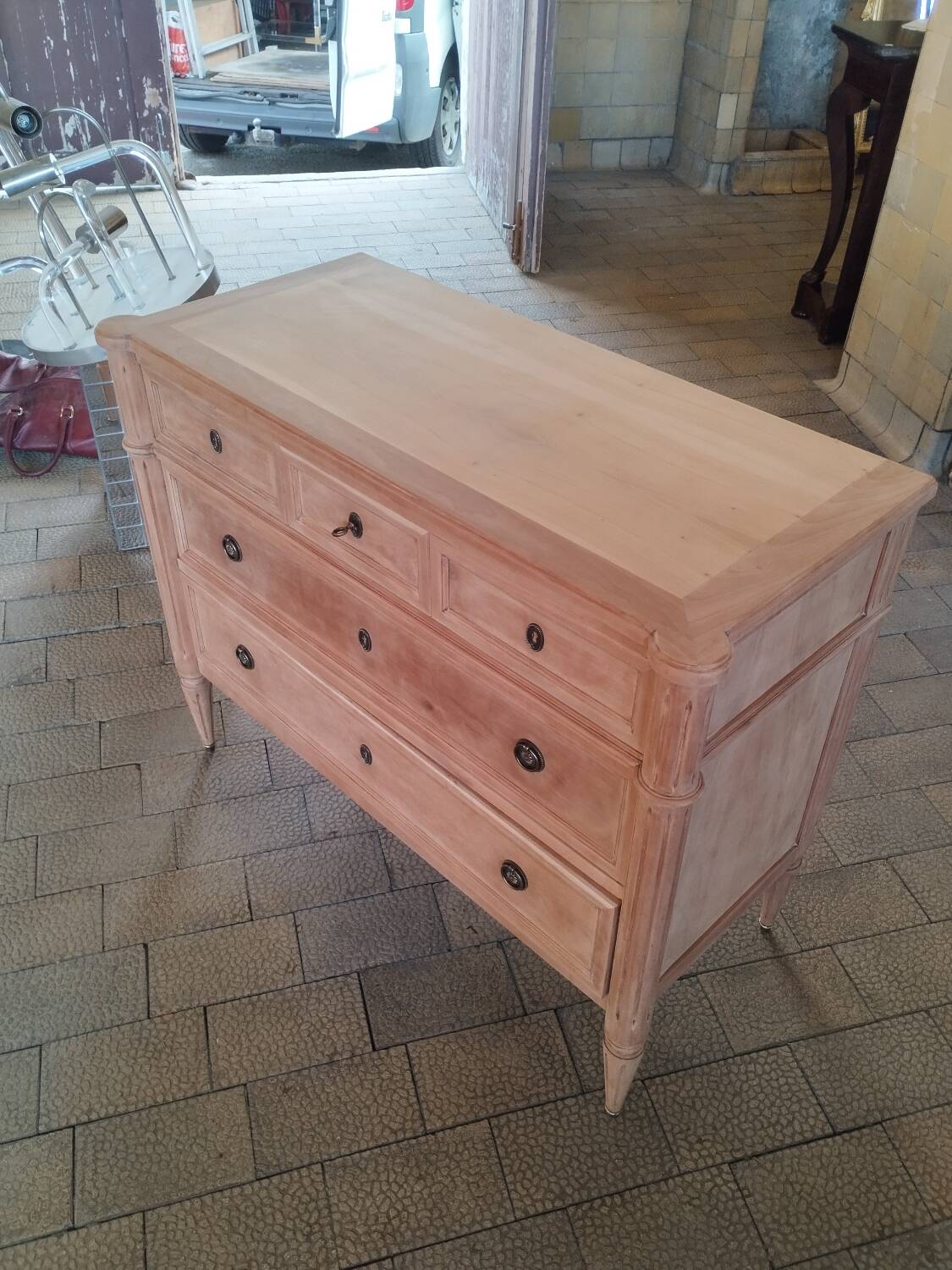 Antique commode in Louis XVI style