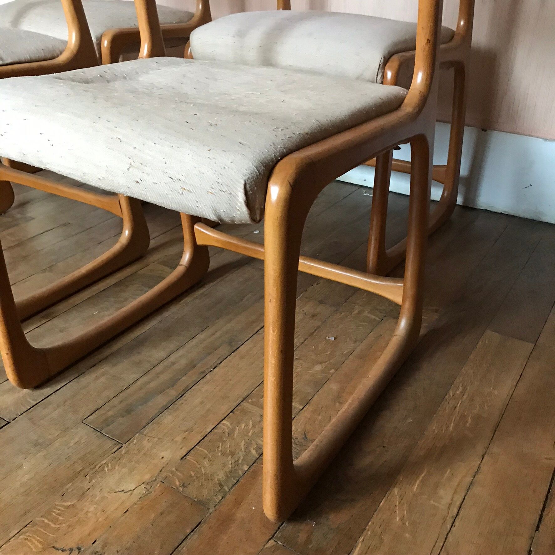 Lot of 4 Baumann chairs