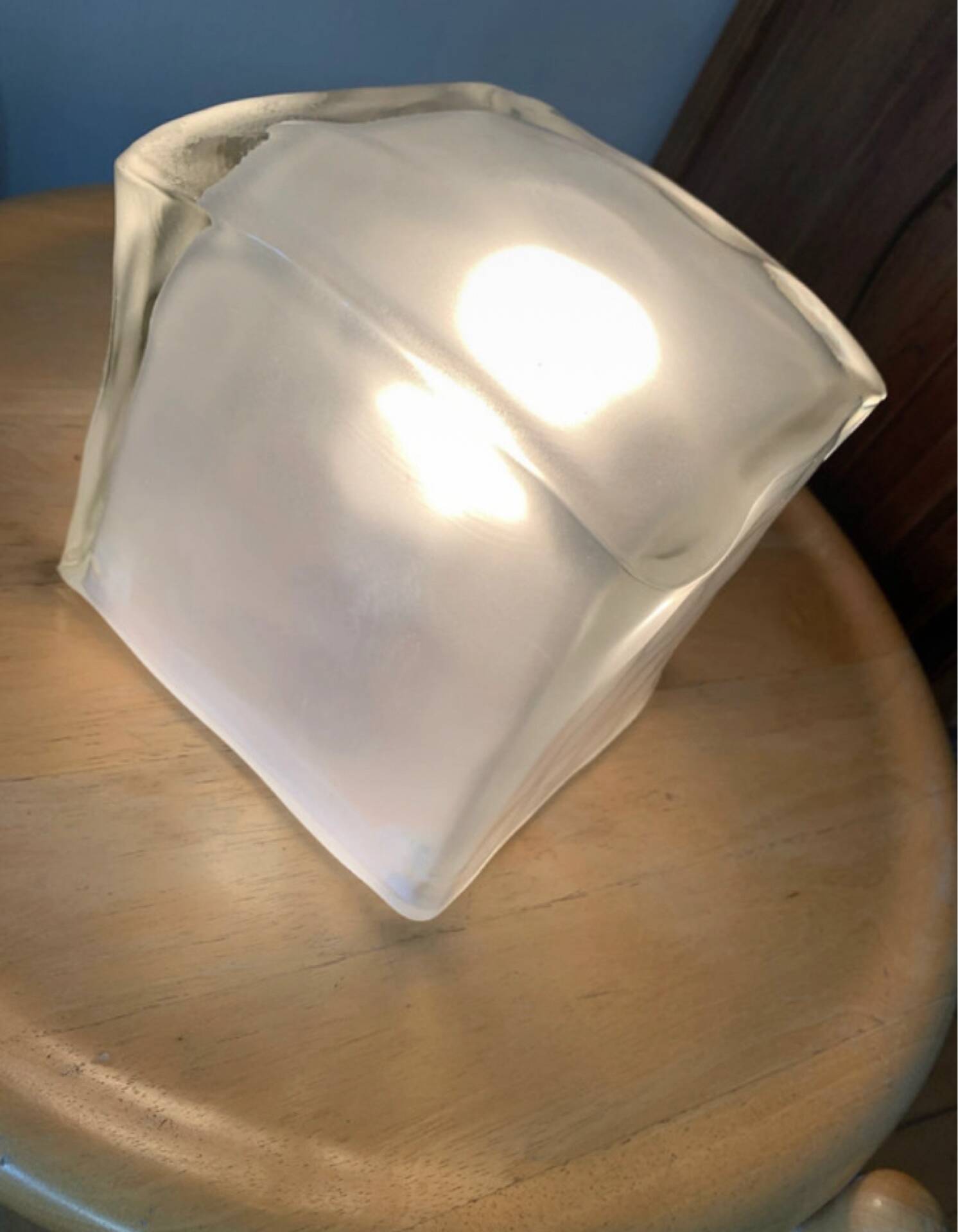 Iviken bedside table lamp "Glaçon" — IKEA vintage 90s/2000s