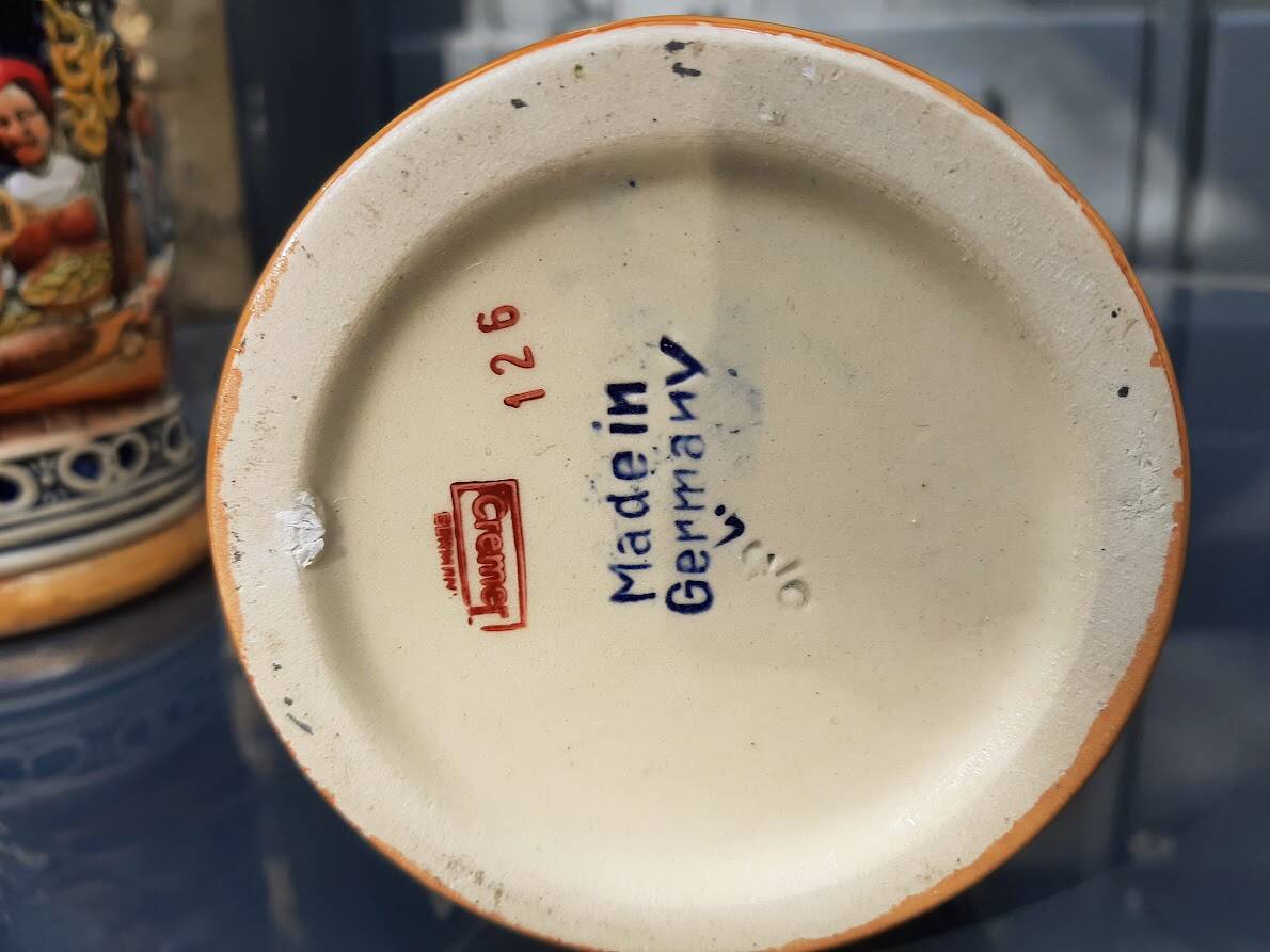 Old German beer mugs